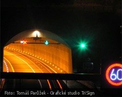 Jihlavský tunel noc