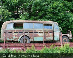 Historický autobus z r. 1942