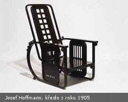 Josef Hoffmann, křeslo z roku 1905