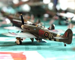 Výstava, model letadla