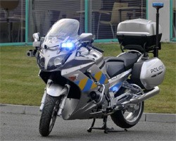 Motorka Policie v Jihlavě