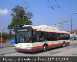 Nízkopodlažní trolejbus Škoda 26 Tr SOLARIS
