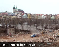 City Park Jihlava - staveniště