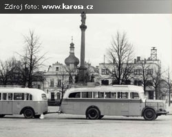 Historický autobus Škoda z roku 1942